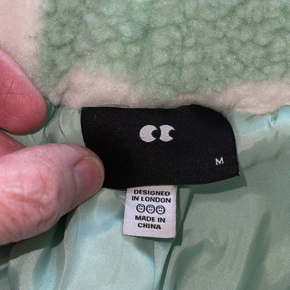 Lazy Oaf Limited Edition Pistachio Checkerboard Fleece Shorts